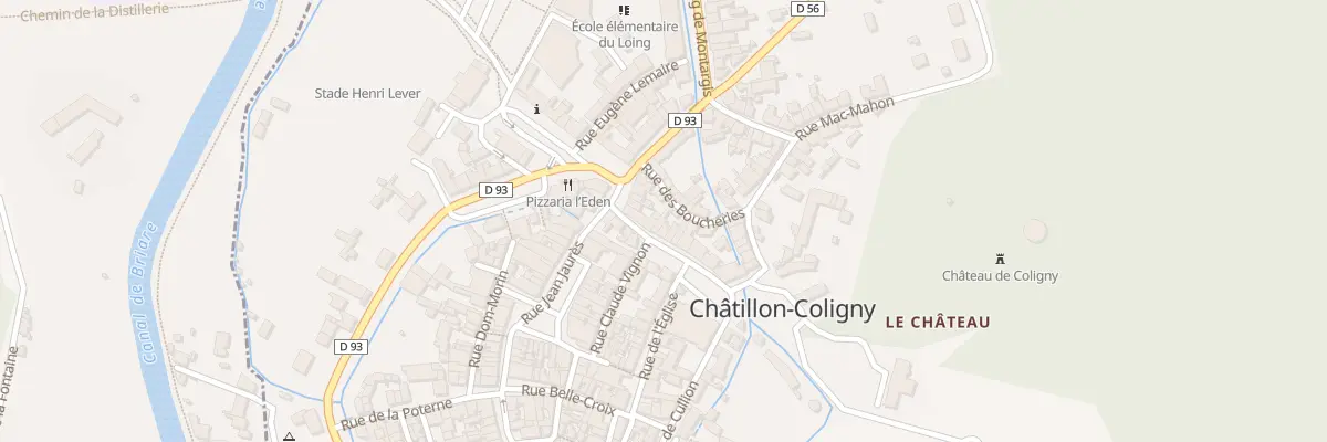 Plan du 3 Pl Montmorency Luxembourg à Châtillon-Coligny