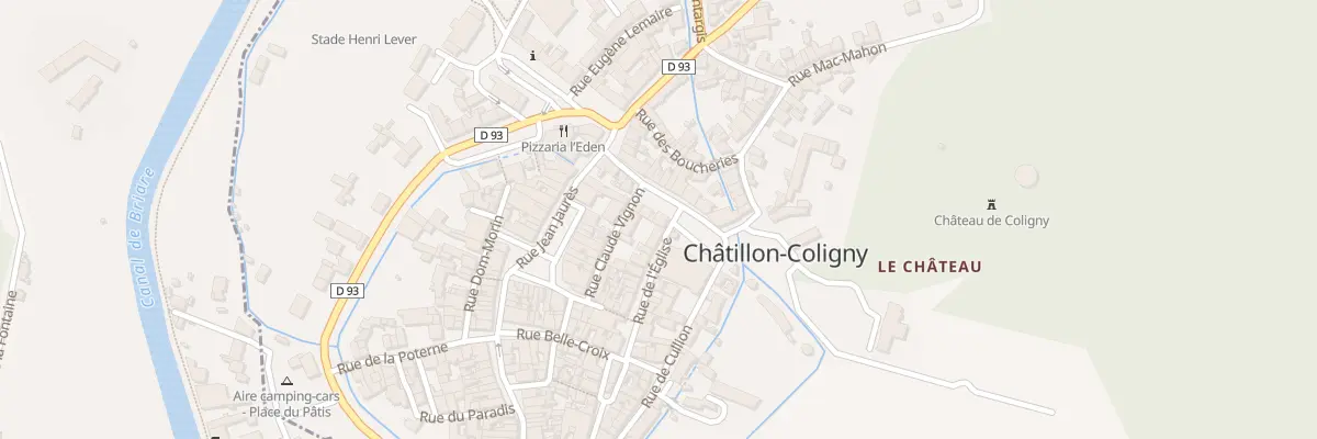 Plan du 10 Rue Montmorency Luxembourg à Châtillon-Coligny