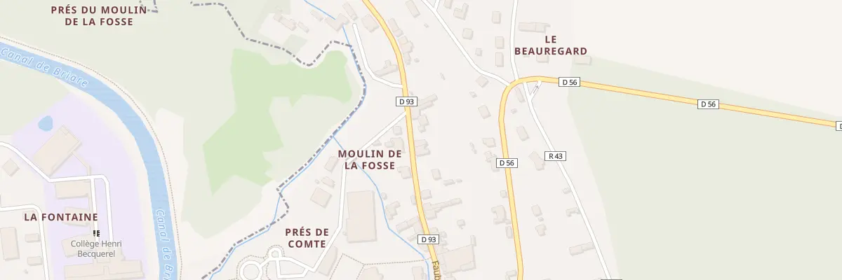 Plan du 44 Fg de Montargis à Châtillon-Coligny