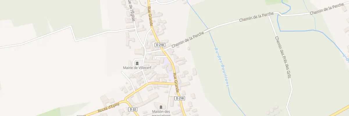 Plan du 45 Rue Grande à Villecerf