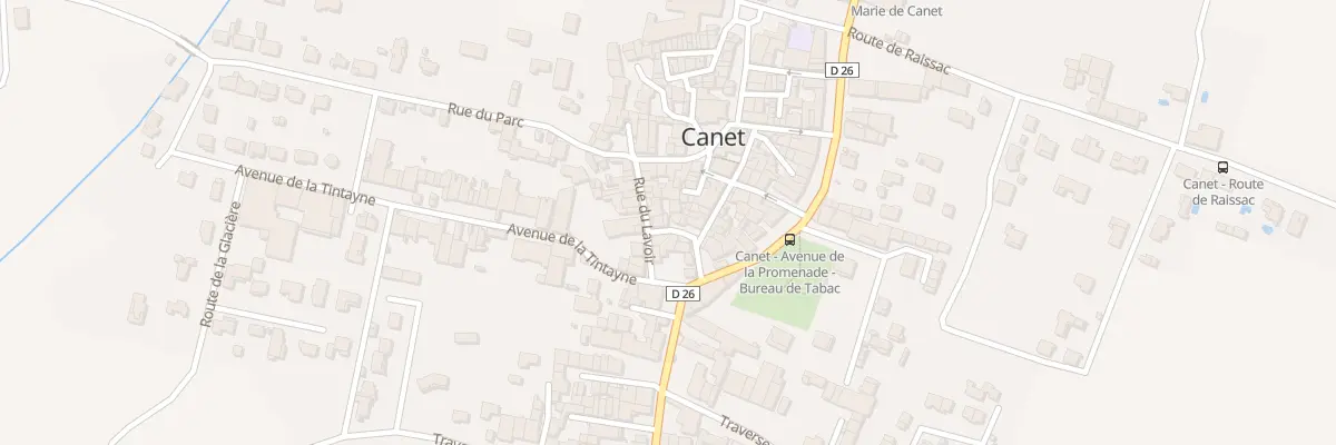 Plan du 14 Rue du Porche à Canet