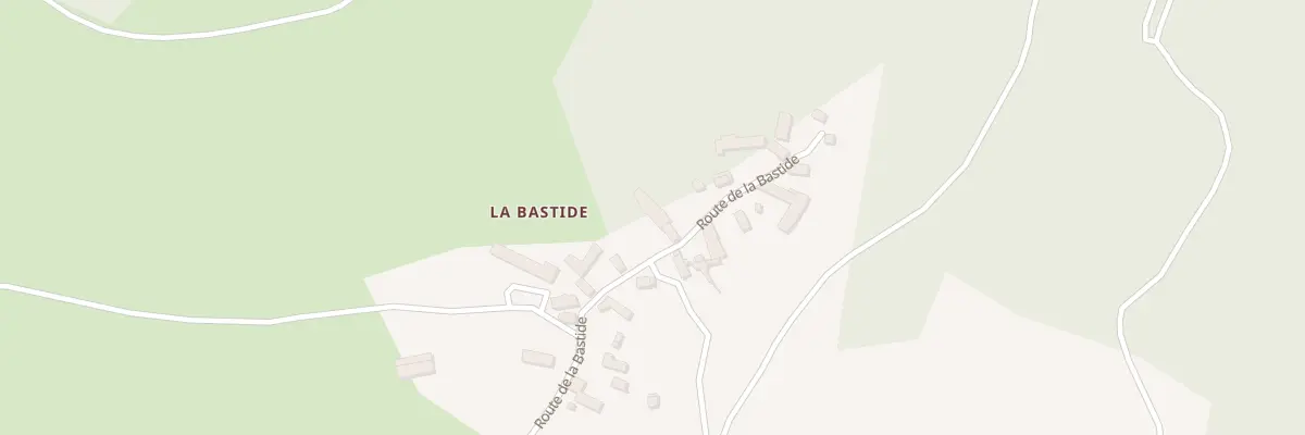 Plan du 5170 La Bastide à Cantoin