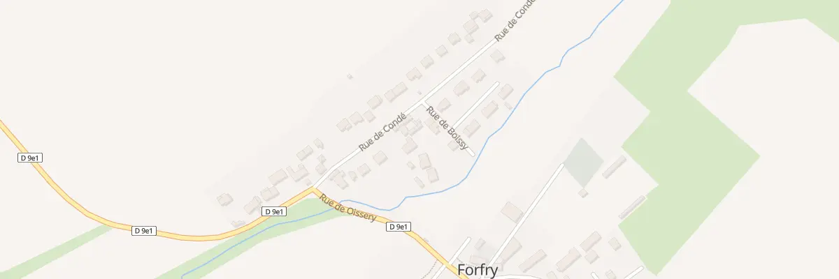 Plan du 6T Rue de Condé à Forfry