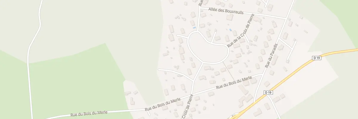 Plan du 9003 Rue de la Croix de Pierre à Saint-Georges-de-Mons
