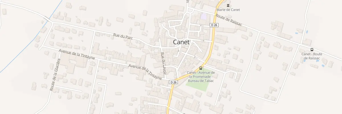 Plan du 10 Rue du Porche à Canet