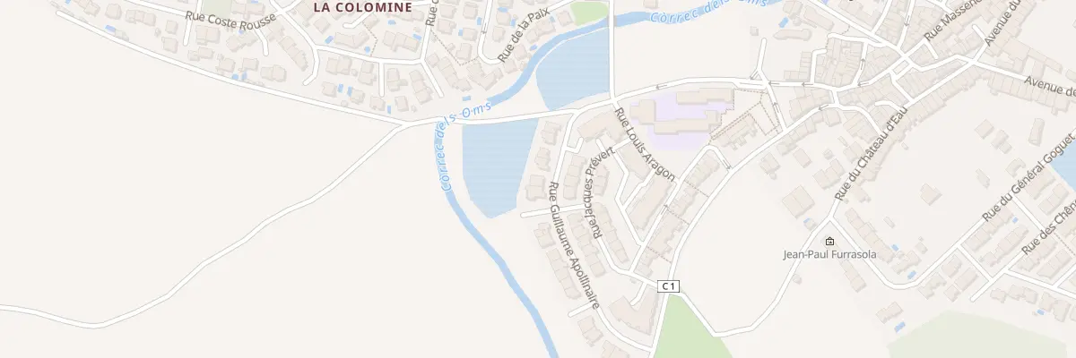 Plan du 5 Rue Guillaume Apollinaire à Peyrestortes