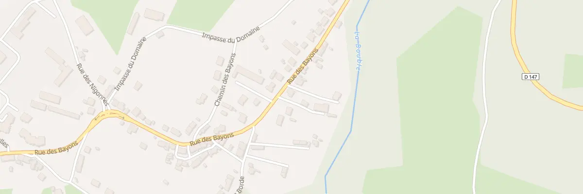 Plan du 106 Rue des Bayons à Saint-Éloy-les-Mines