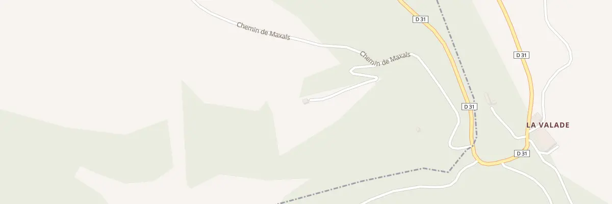 Plan du 5322 Maxals à Saint-Victor-et-Melvieu