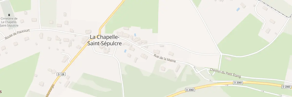 Plan du 153 Rue de la Mairie à La Chapelle-Saint-Sépulcre