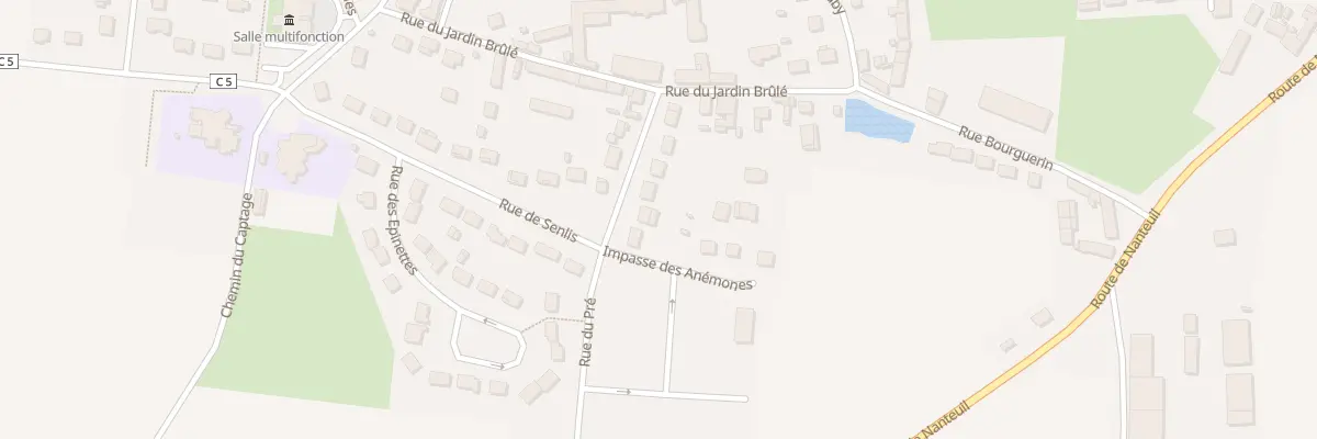 Plan du 8 Rue du Pré à Péroy-les-Gombries