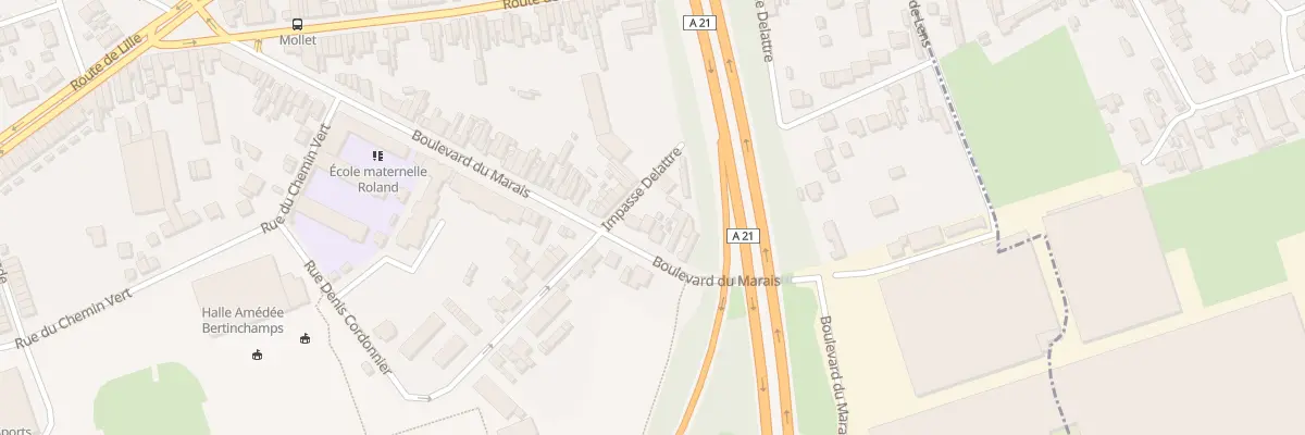 Plan du 65 Bd du Marais à Lens