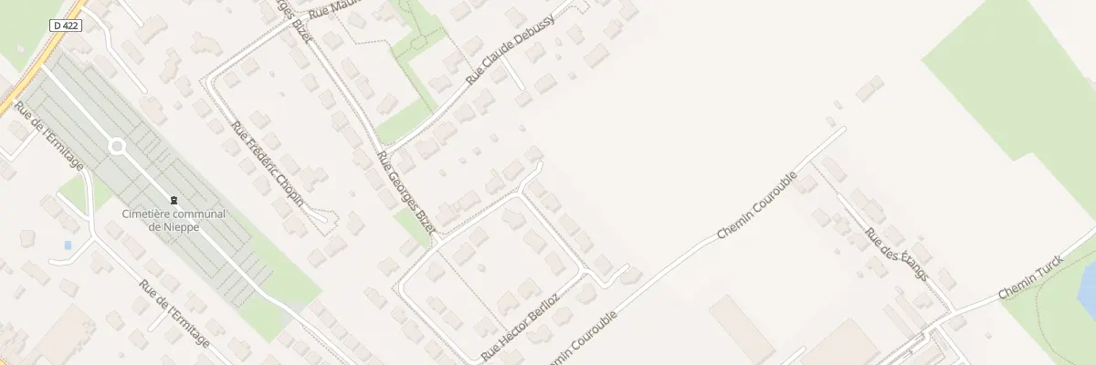 Plan du 374 Rue Hector Berlioz à Nieppe