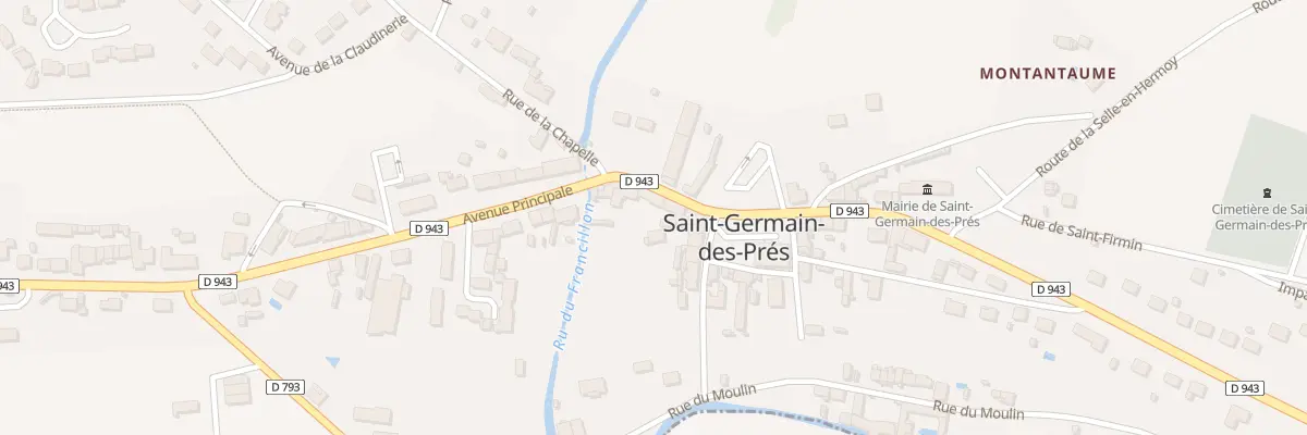 Plan du 17 Av Principale à Saint-Germain-des-Prés