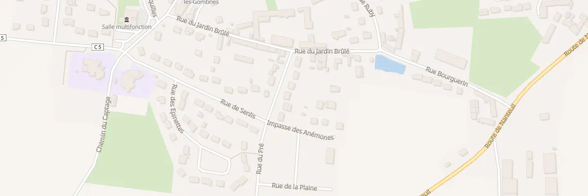 Plan du 6 Rue du Pré à Péroy-les-Gombries