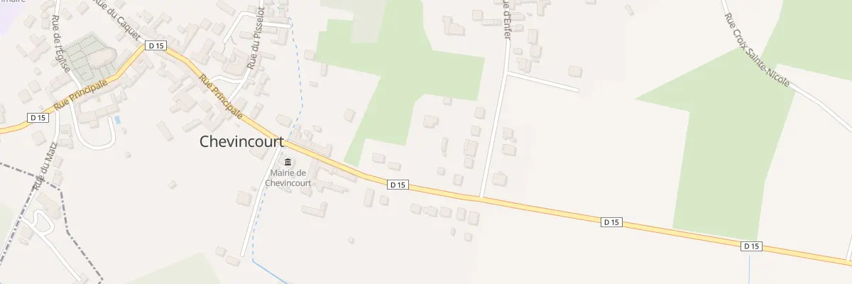 Plan du 81 Rue Principale à Chevincourt