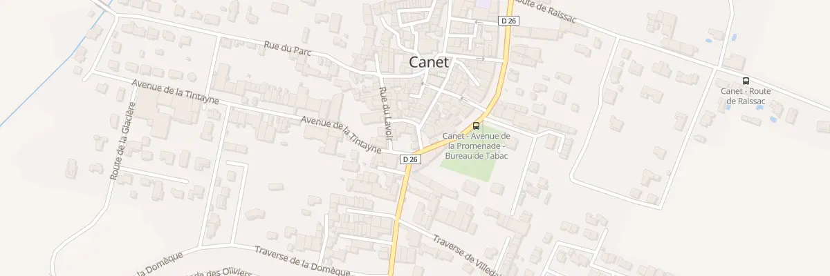 Plan du 14 Grand Rue à Canet