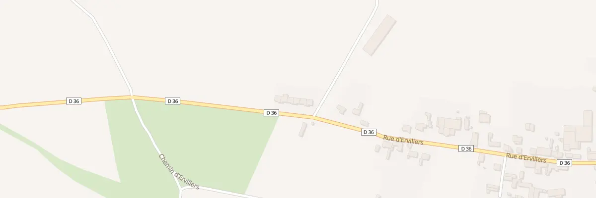 Plan du 49 Rue d’Ervillers à Mory