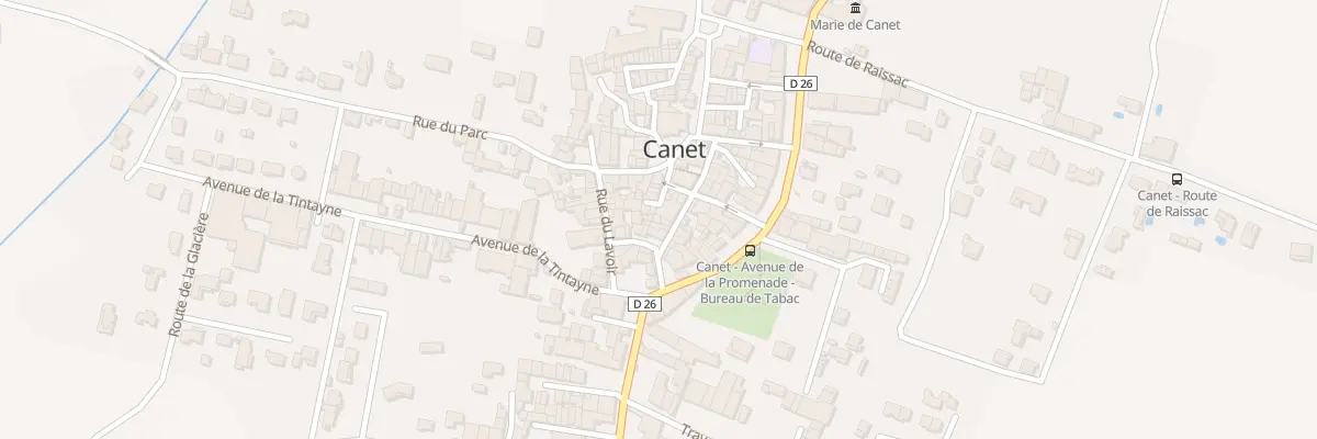 Plan du 6 Grand Rue à Canet