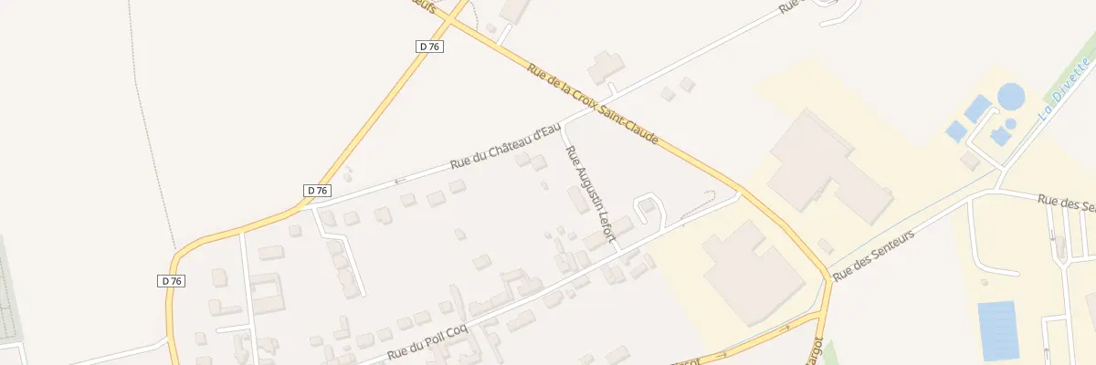 Plan du 19 Rue du Chateau d’Eau à Lassigny