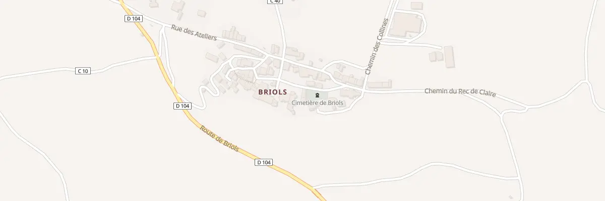 Plan du 5248 Briols à Montlaur