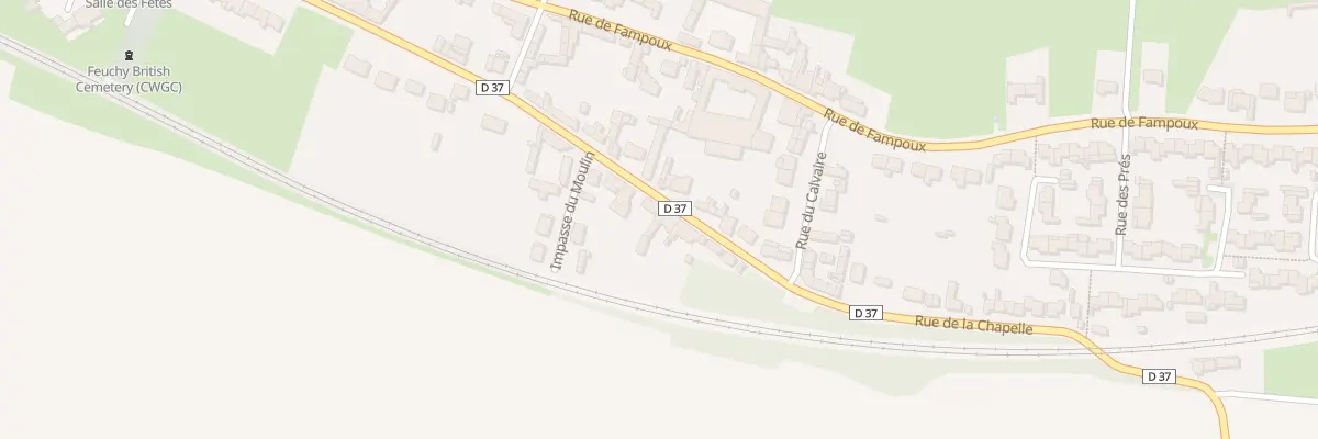 Plan du 79 Rue de la Chapelle à Feuchy