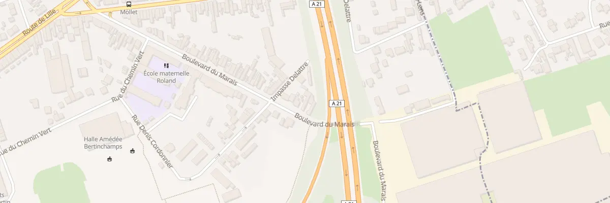 Plan du 69 Bd du Marais à Lens