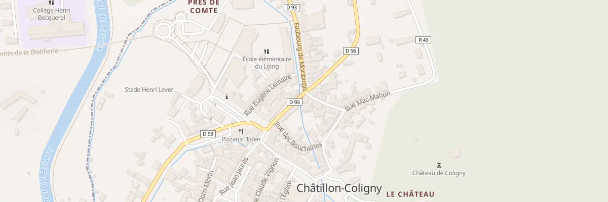 Plan du 1 Rue Jean Jaurès à Châtillon-Coligny