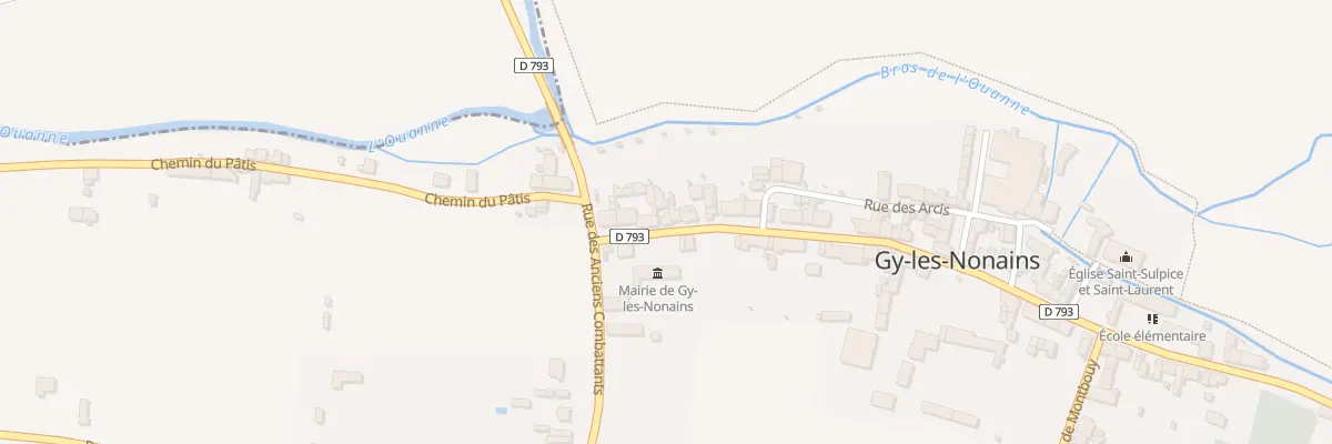 Plan du 328 Rue Grande Rue à Gy-les-Nonains