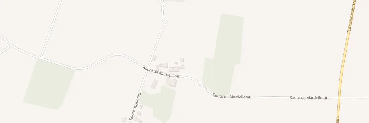 Plan du 424 Rte de Mardellerat à Gy-les-Nonains
