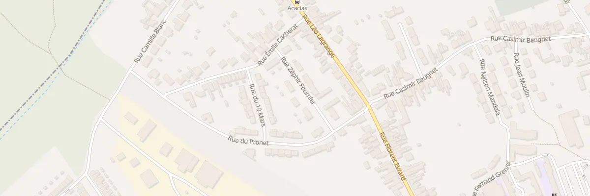 Plan du 8 Rue Zephir Fournier à Wingles