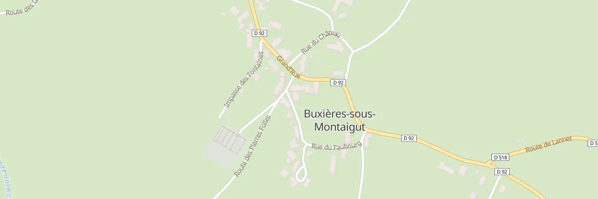 Plan du 5005 Le Bourg à Buxières-sous-Montaigut