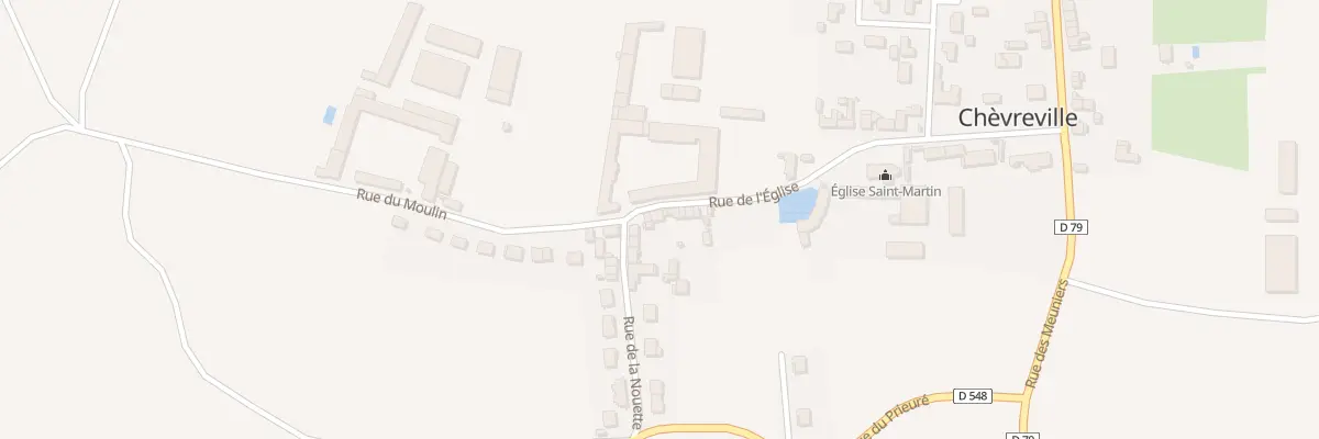 Plan du 2 Rue de l’Eglise à Chèvreville
