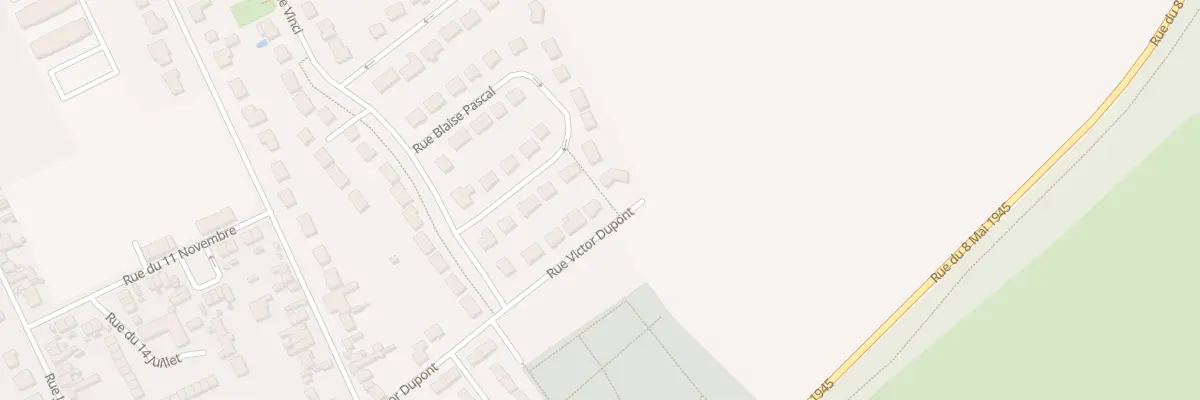 Plan du 25 Rue Victor Dupont à Vendin-le-Vieil