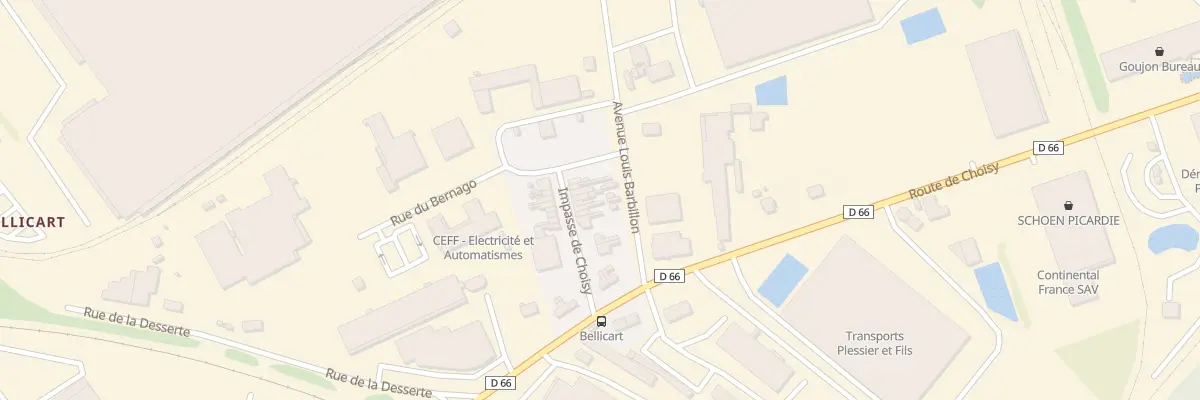 Plan du 8 Imp de Choisy à Compiègne
