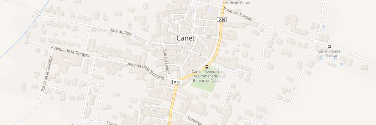 Plan du 13 Grand Rue à Canet