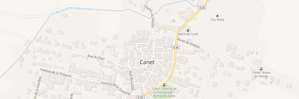 Plan du 10 Rue de la Tour à Canet