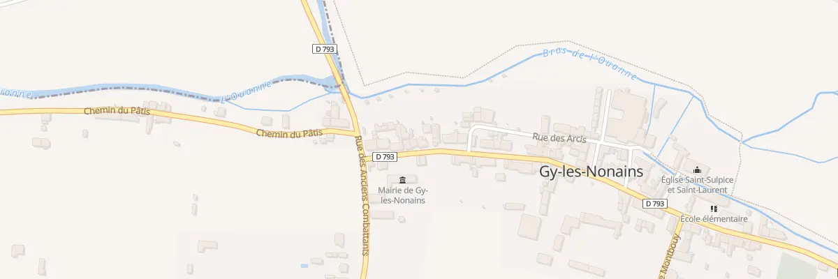 Plan du 310 Rue Grande Rue à Gy-les-Nonains
