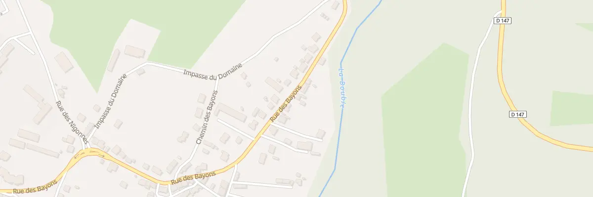 Plan du 114 Rue des Bayons à Saint-Éloy-les-Mines