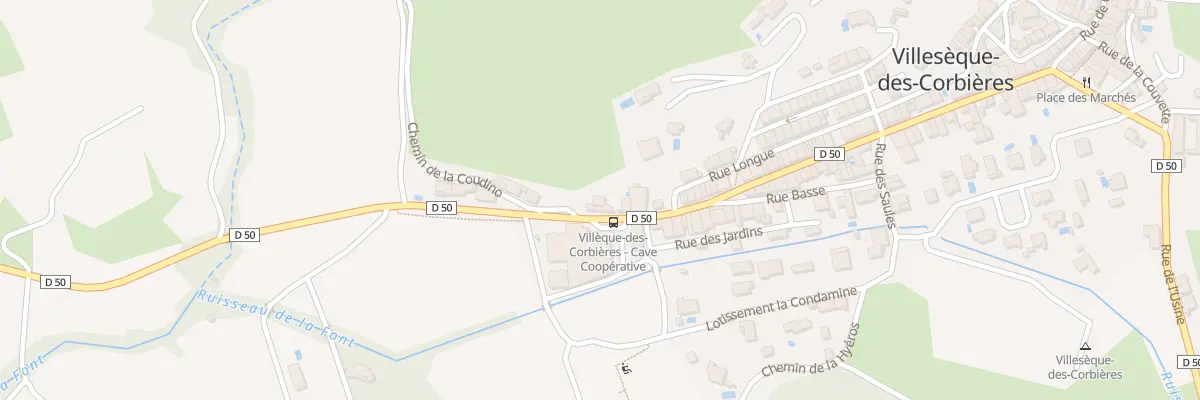 Plan du 76 Gr Grand Rue à Villesèque-des-Corbières