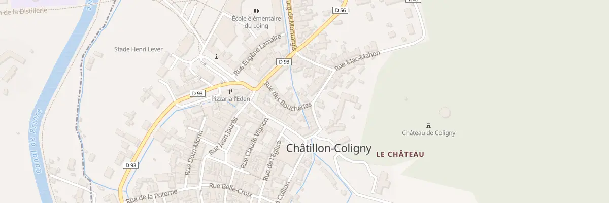 Plan du 14B Rue de Condé à Châtillon-Coligny