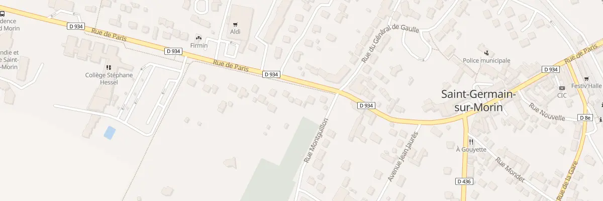 Plan du 45 Rue de Paris à Saint-Germain-sur-Morin
