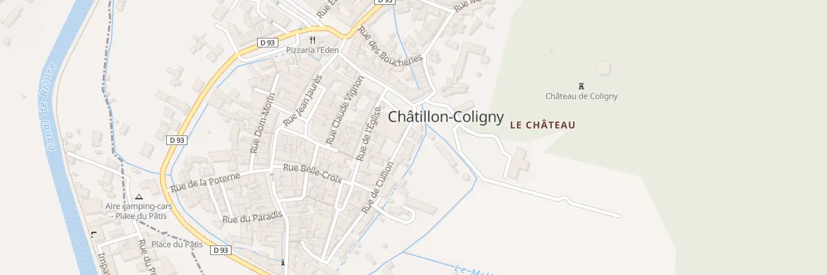 Plan du 3 Rue de Cullion à Châtillon-Coligny