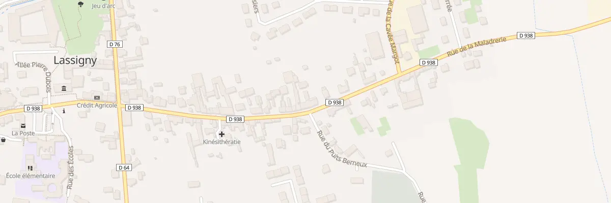 Plan du 37B Rue de la Maladrerie à Lassigny