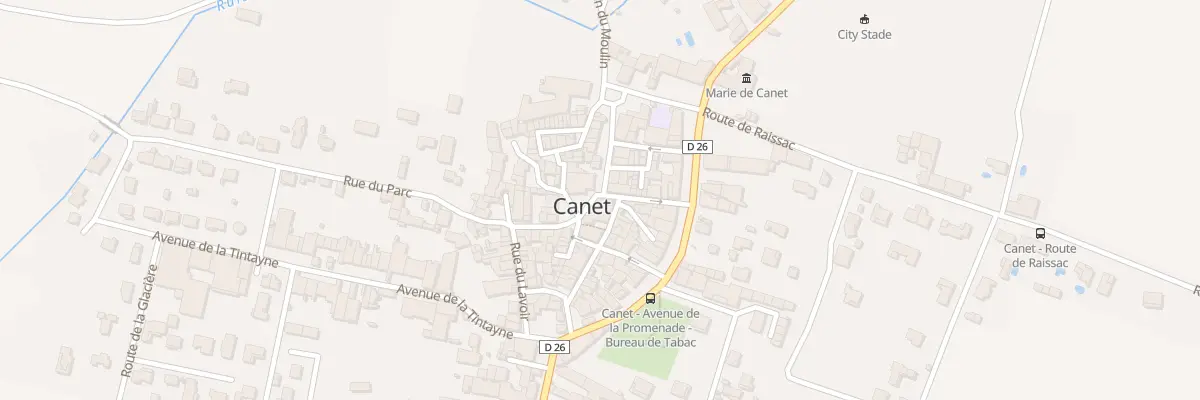 Plan du 11 Rue de l’Eglise à Canet