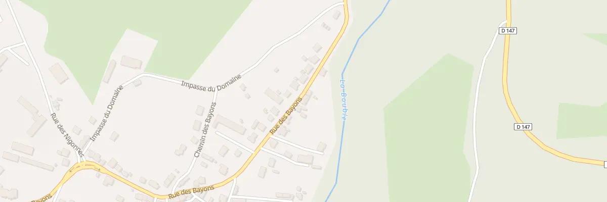 Plan du 116 Rue des Bayons à Saint-Éloy-les-Mines