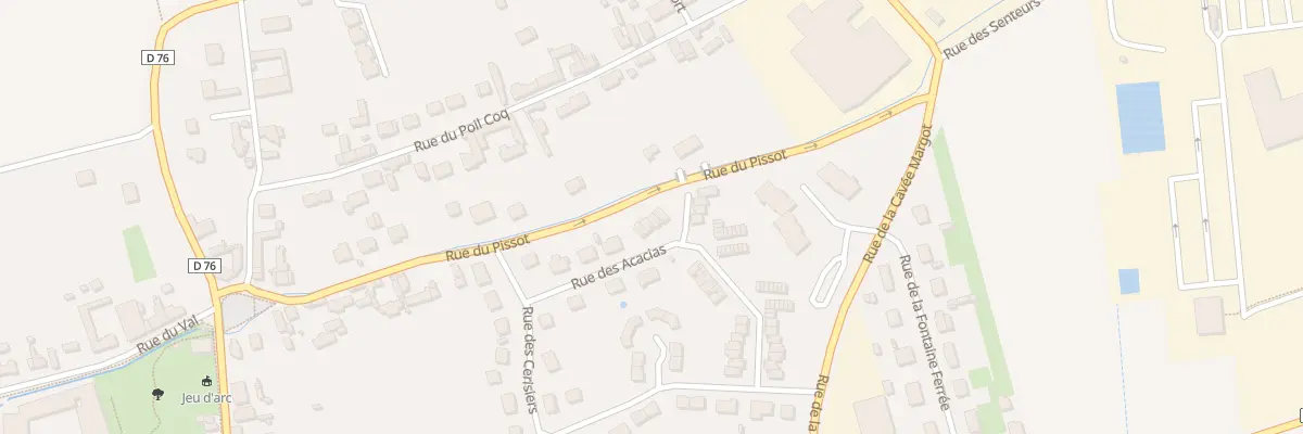 Plan du 26 Rue des Acacias à Lassigny