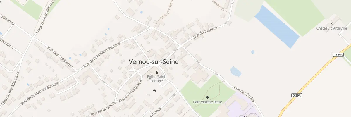 Plan du 36 Rue de la Mairie à Vernou-la-Celle-sur-Seine