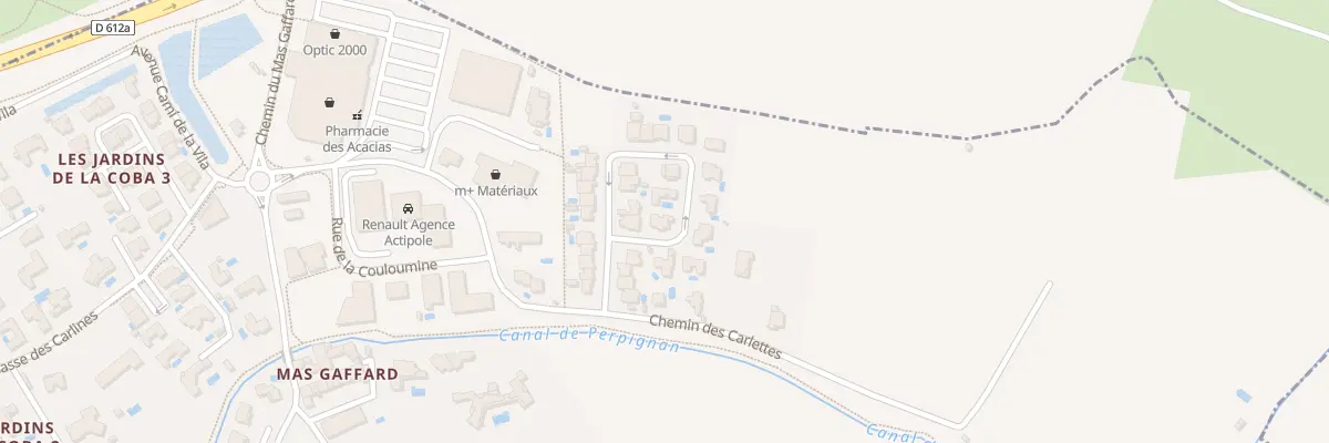 Plan du 22 Rue de Mailloles à Canohès
