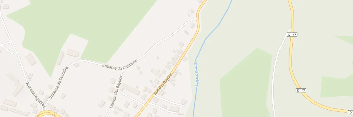 Plan du 111 Rue des Bayons à Saint-Éloy-les-Mines