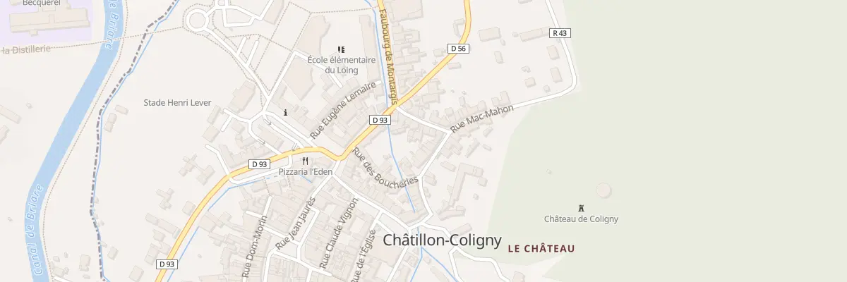 Plan du 10 Rue Mac Mahon à Châtillon-Coligny